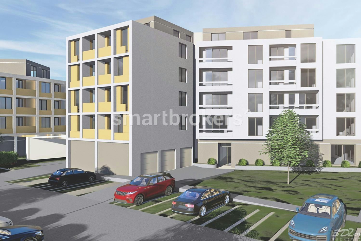 Двустаен апартамент за продажба на шпакловка и замазка в новоизграждащ се жилищен комплекс в Младост 3