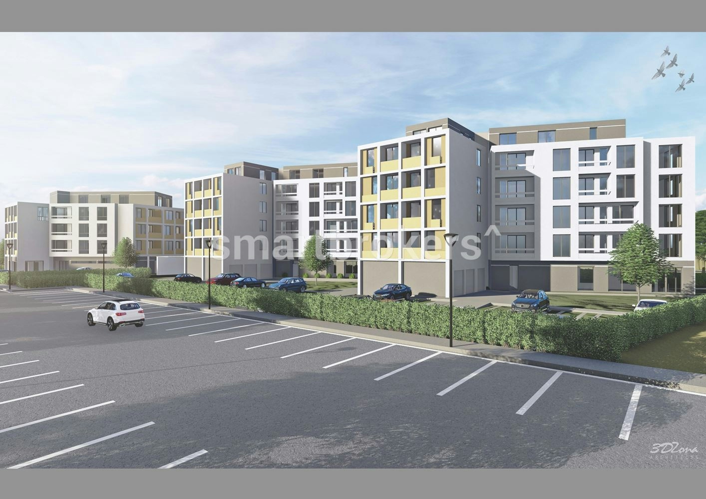 One-bedroom apartment for sale with putty and screed in a newly built residential complex in Mladost 3