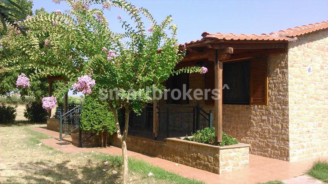 A gorgeous three-bedroom summer house with its own garden located in the heart of Sithonia